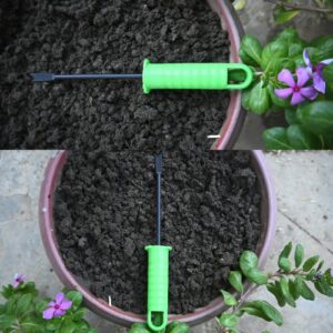 The rust-resistant weeder with a comfortable grip handle, perfect for maintaining a weed-free home garden